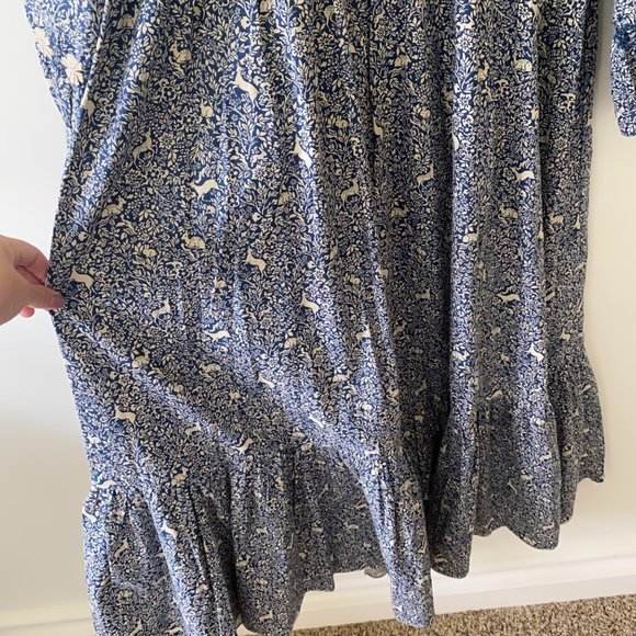 *RARE* Doen Nova Dress Navy Prancing Fawn Deer - Picture 10 of 11